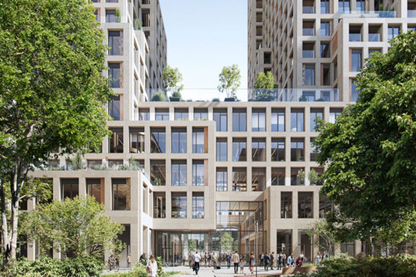 Deux tours interconnectées par MVRDV à Bruxelles