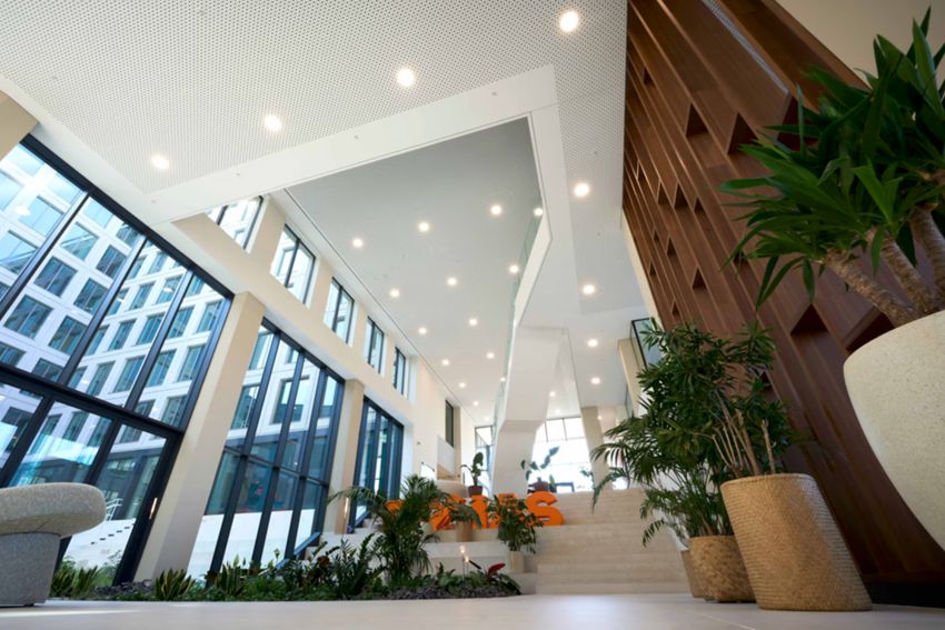 Knauf invite le confort acoustique au siège d’Ethias