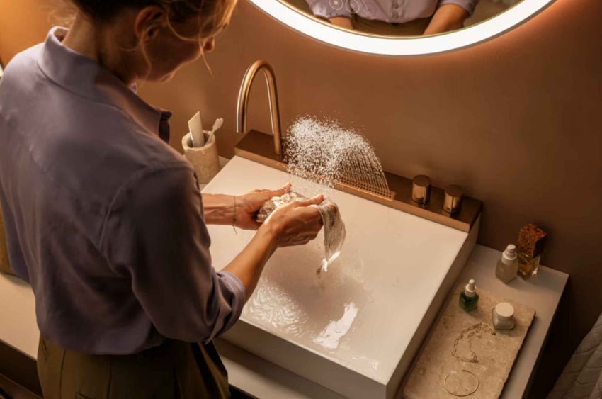 La vasque et le mitigeur ne font plus qu’un : découvrez hansgrohe Avalegra ​ 