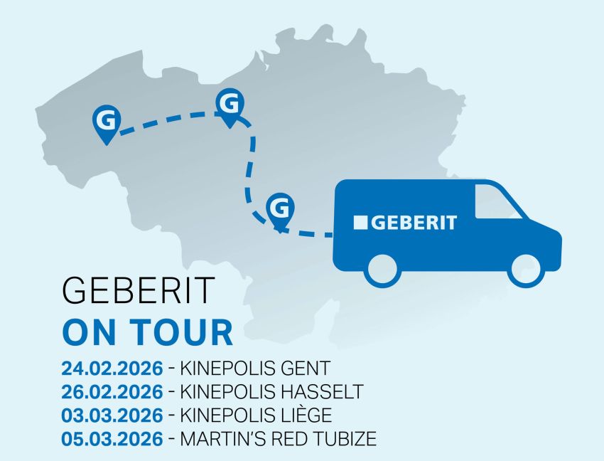 Geberit On Tour : plus proche du professionnel